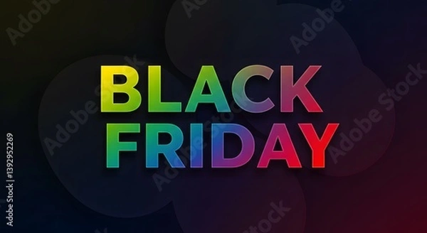 Fototapeta Black Friday