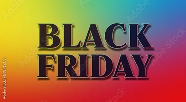 Fototapeta Black Friday
