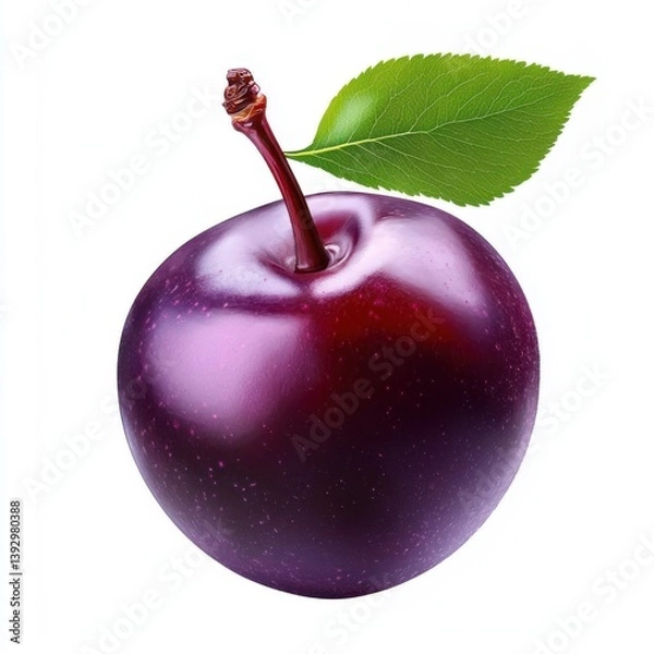 Fototapeta cherry isolated on white background