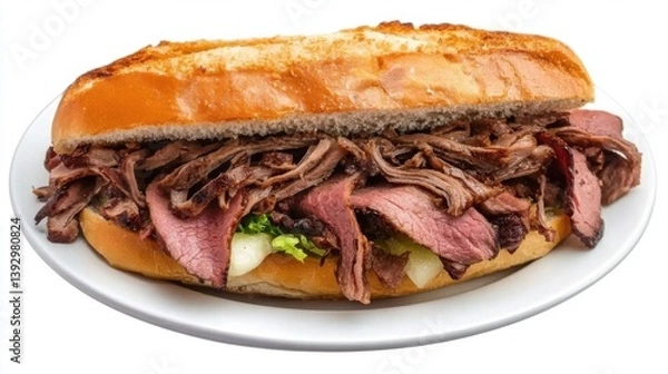 Obraz roast beef sandwich