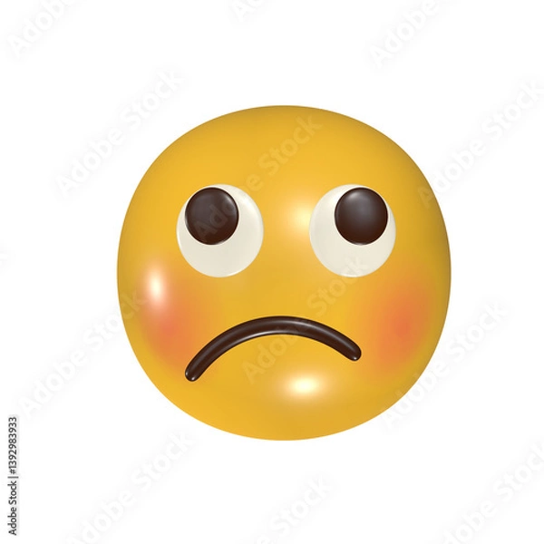 Obraz Emoticon 3d illustration 