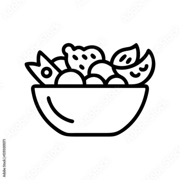 Obraz salad bowl