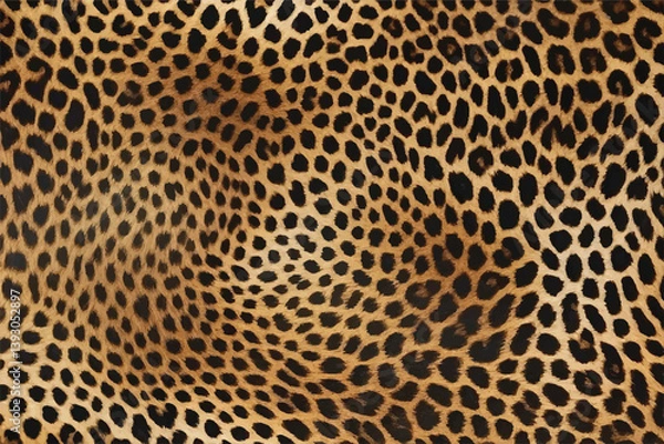 Fototapeta Leopard trendy pattern background. Fashionable wild animal cheetah skin natural texture fabric for fashion print design, banner, cover, wallpaper. leopard vector seamless repeating stylish design.
