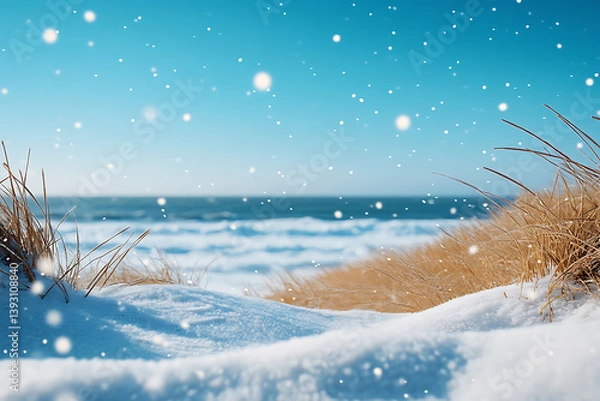 Obraz The beauty of winter lies in its simplicity, fresh air, and the feeling of pure, untouched nature.


