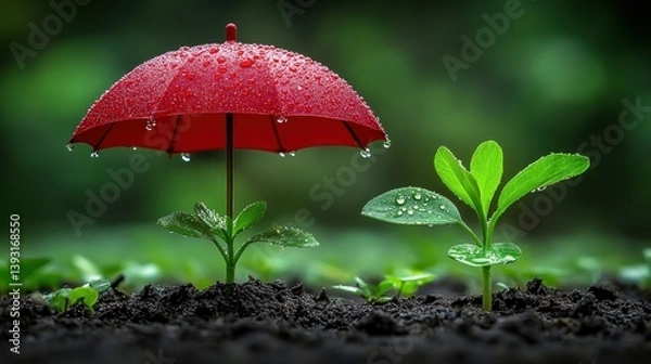 Obraz Protection for young growth