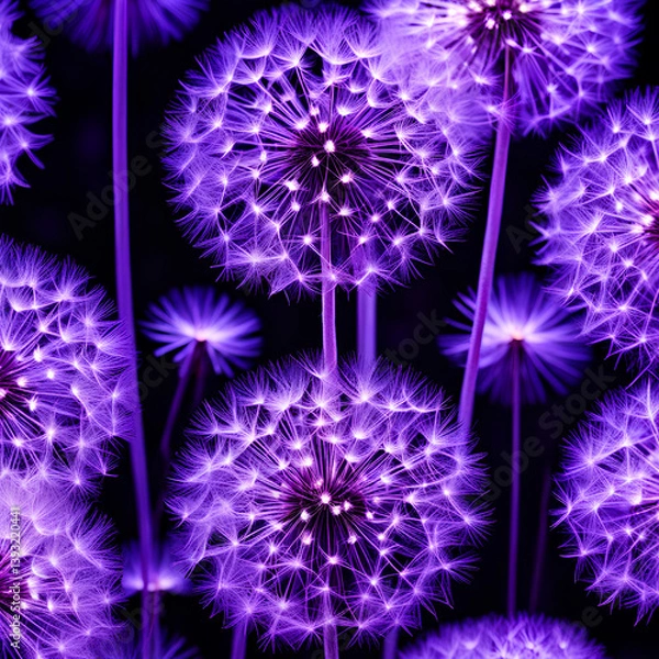 Fototapeta dandelion flower background