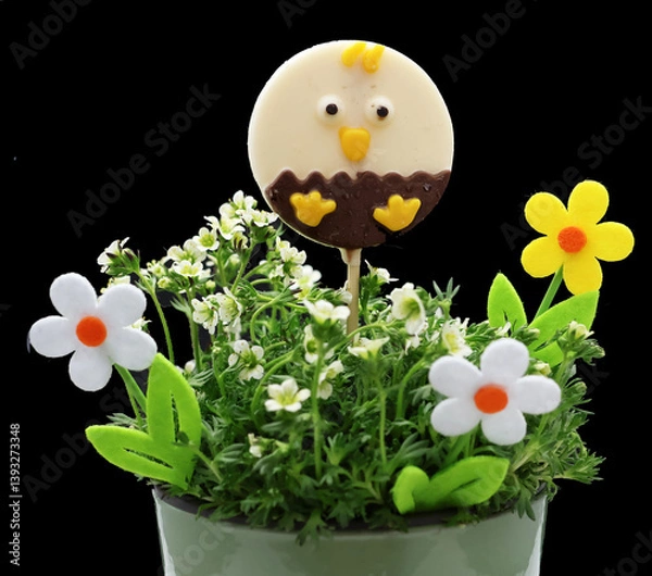Obraz bouquet champêtre de Pâques