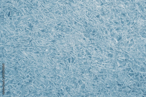 Obraz Natural ice crystals texture background.
