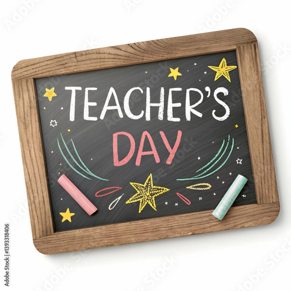 Obraz Teacher's day congratulations