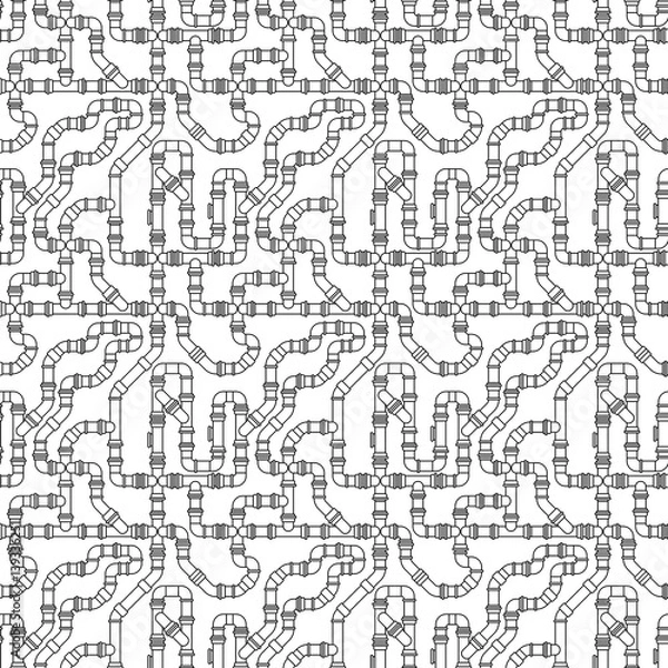 Fototapeta Seamless texture pipeline.