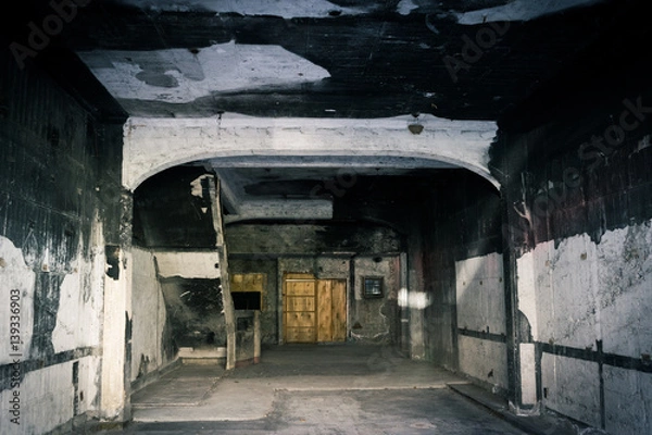 Obraz Old space warehouse