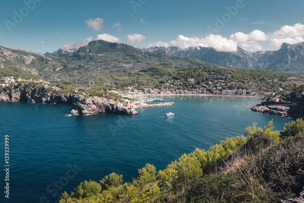 Obraz port de soller, mallorca spain