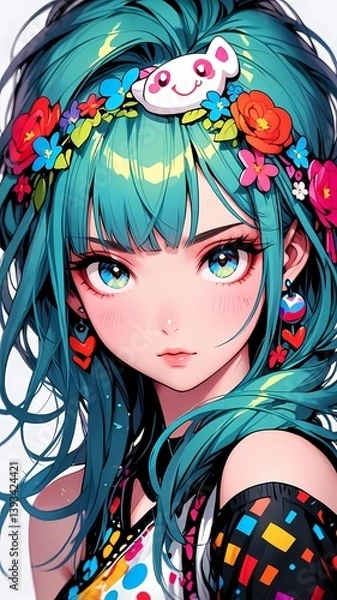 Obraz  anime wallpaper, AI