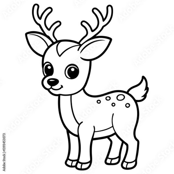 Obraz deer cartoon
