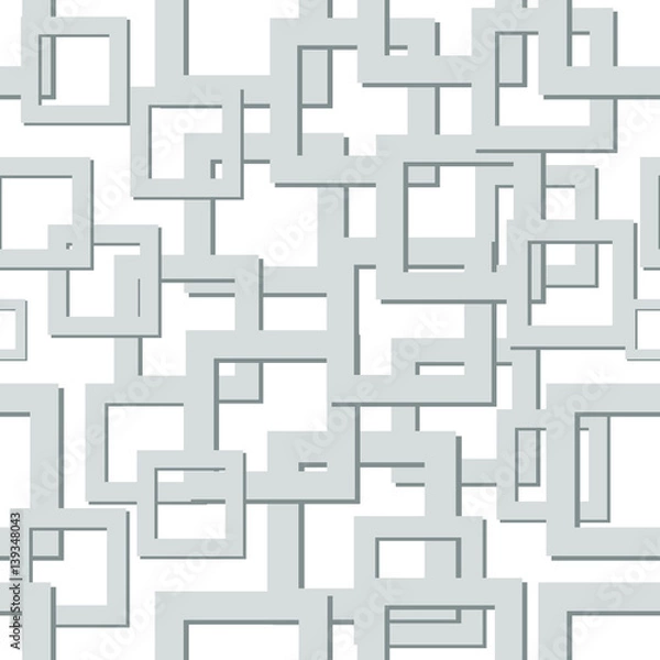 Obraz Vector seamless texture. Abstract geometric pattern. Modern mosaic background.