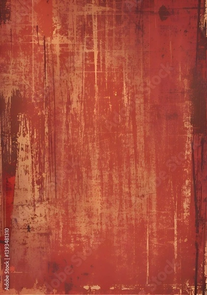 Obraz red_stained_scratched_background