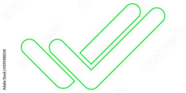 Fototapeta Check mark icon symbols vector. symbol for website computer and mobile vector