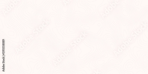 Fototapeta Amazing topography. Actual topographic map in green tones, seamless design, curious tileable pattern. Vector illustration.