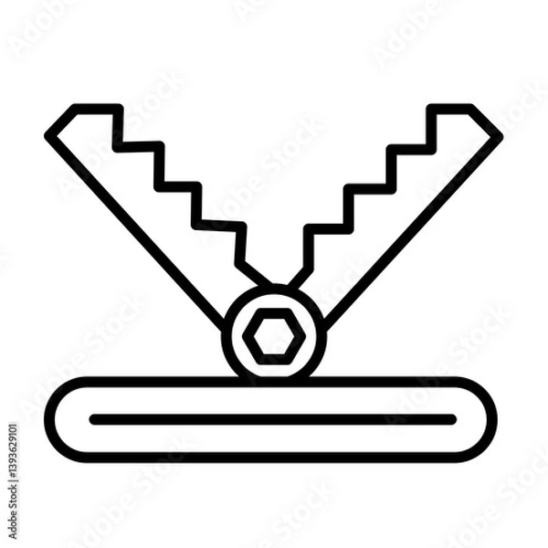 Obraz Trap  Vector Line Icon Design