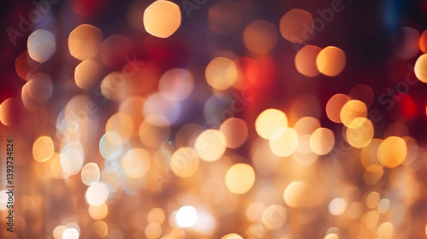 Obraz defocused christmas lights