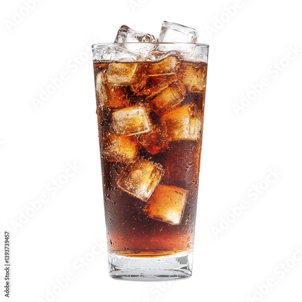 Obraz cola with ice