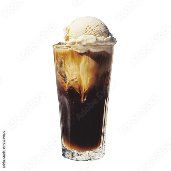 Obraz ice cream with coffee