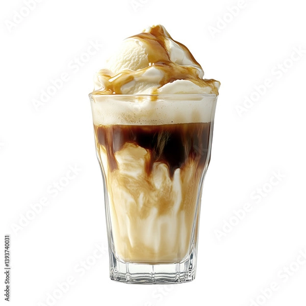 Obraz ice cream with coffee