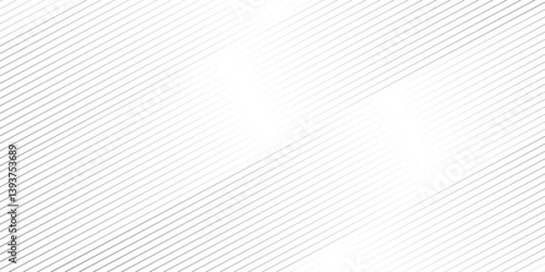 Obraz Vector gradient gray line abstract pattern Transparent monochrome striped texture, minimal background. Abstract background wave line elegant white striped diagonal line technology concept web texture.