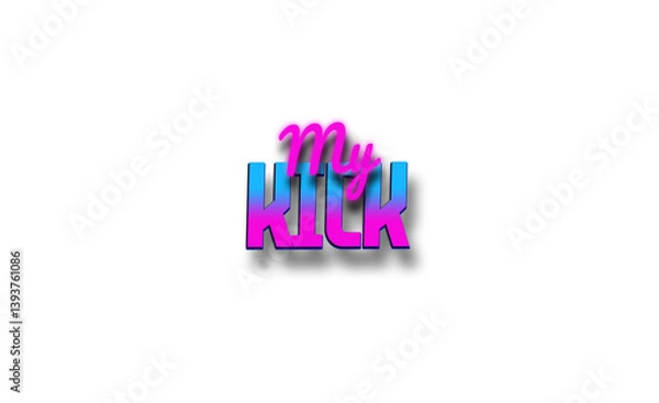 Fototapeta My Kick Account ID | Stream Panel Overlay | Retrowave Synthwave Overlay 