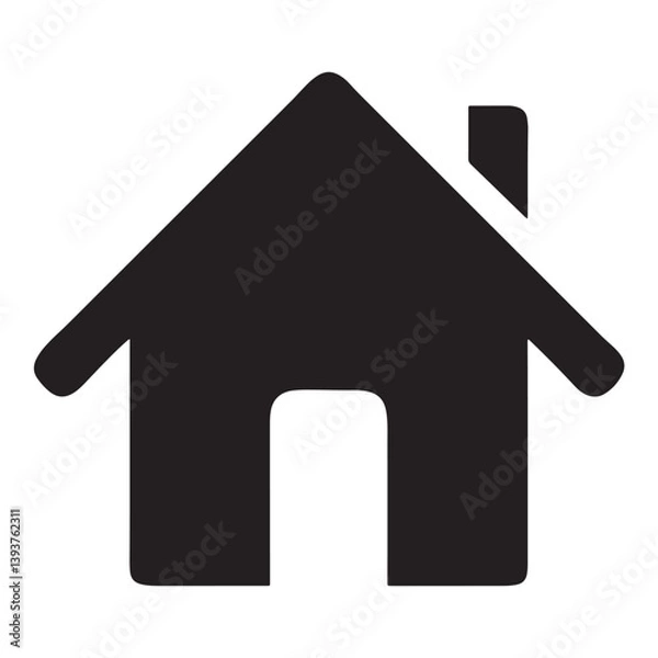 Fototapeta home icon vector design