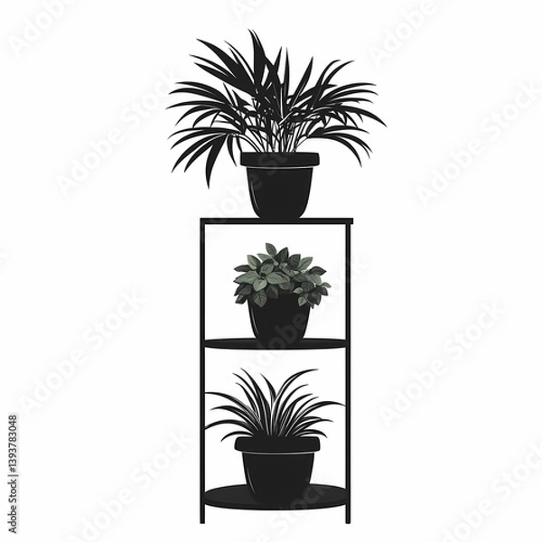 Fototapeta Modern Indoor Plants for Stylish Home Decor: Create a Chic and Cozy Space with Potted Greenery