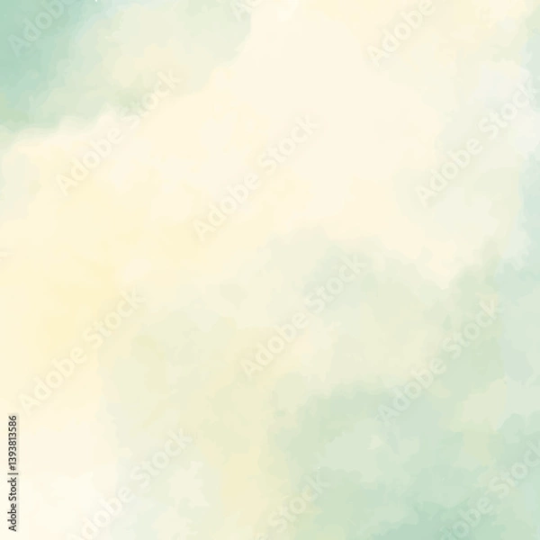 Fototapeta abstract watercolor background with clouds