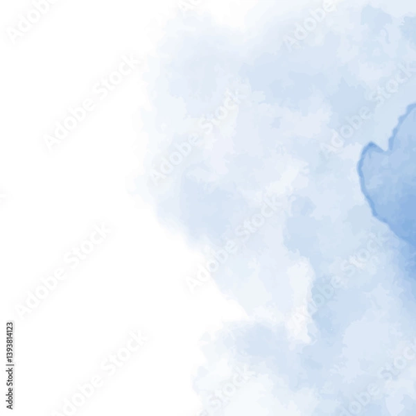 Fototapeta abstract watercolor background with clouds