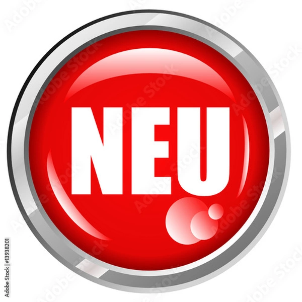 Obraz Neu Button
