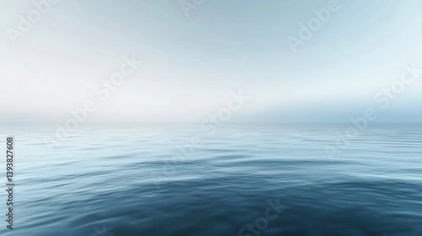 Fototapeta Serene Abstract Ocean Scene with Smooth Reflective Surface