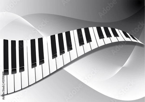 Obraz Klaviertastatur