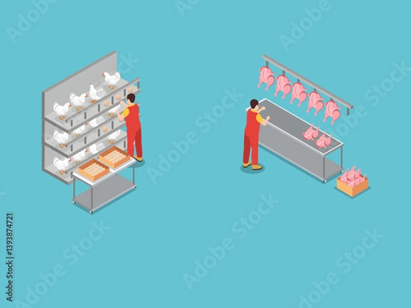 Obraz g poultry processing or butchery