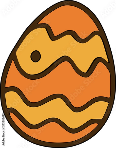 Fototapeta vector illustration elemenst for easter design