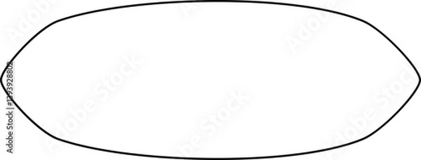 Fototapeta Lined Oval Circle Abstract Geometric Shapes Decoration