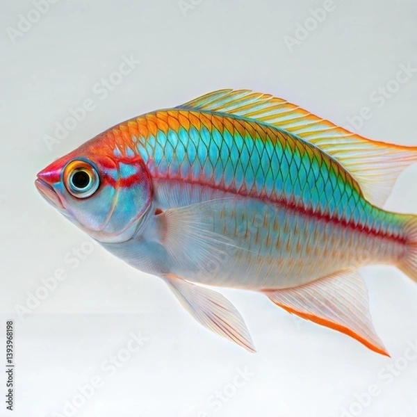 Obraz siamese fighting fish isolated on white