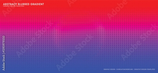 Fototapeta Modern abstract overlapping color gradients with vibrant backgrounds for banner and poster design templates. Vector illustration