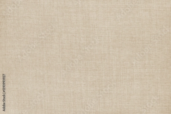 Fototapeta Brown linen fabric cloth texture for background, natural textile pattern.