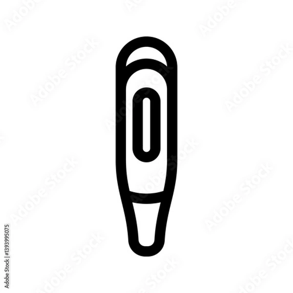 Fototapeta Thermometer Icon Vector Symbol Design Illustration