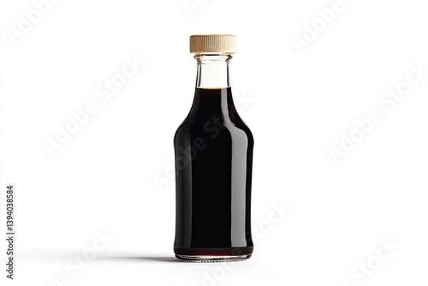 Obraz Soy sauce isolated on white background