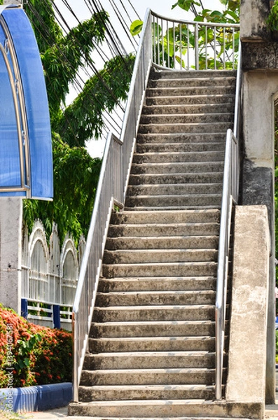 Obraz Steep concrete stairs