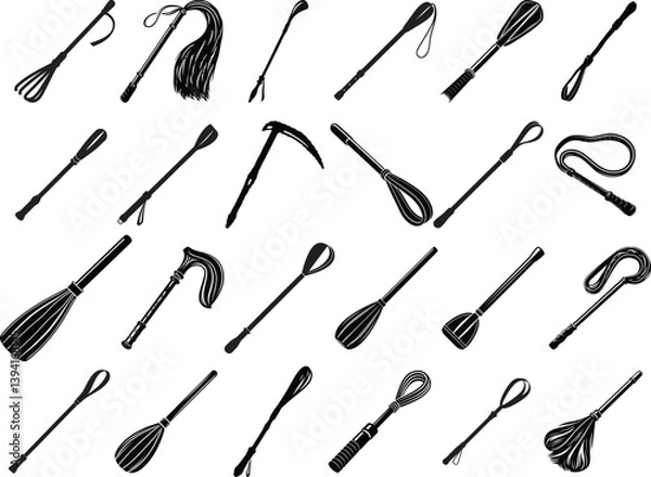 Fototapeta Riding Crops Svg