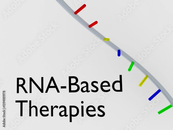 Obraz RNA-Based Therapies concept
