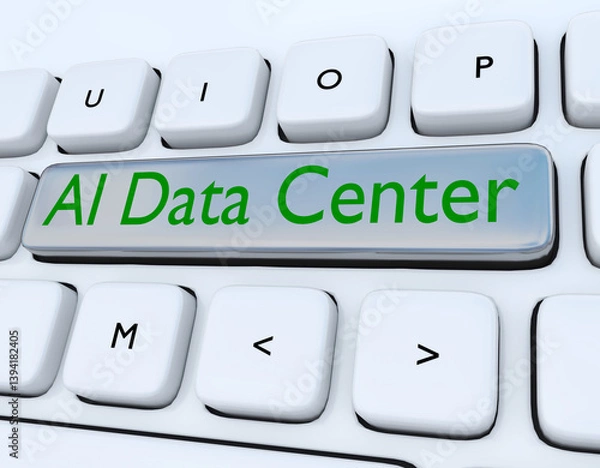 Obraz AI Data Center concept