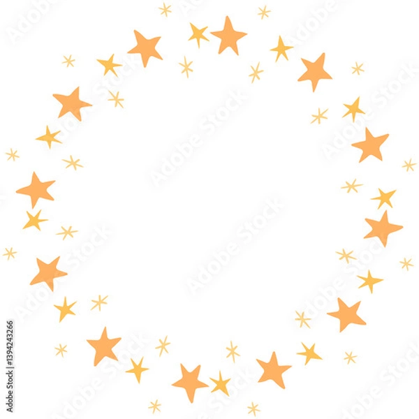 Fototapeta Cute Star Frame 