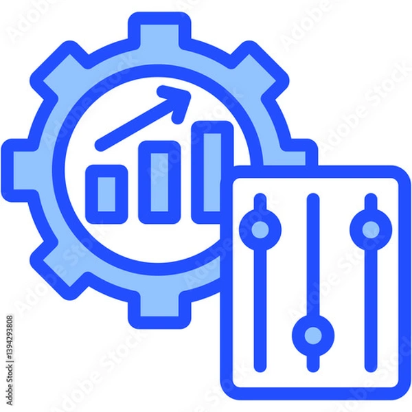 Fototapeta Performance Management Icon